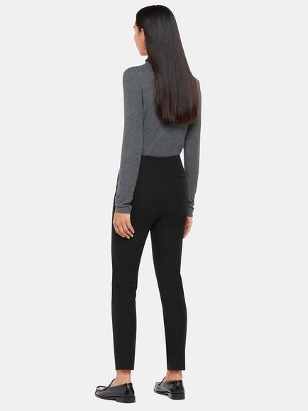Whistles Super Stretch Trousers - view 2, Black