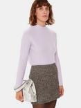 Whistles Ribbed Sponge Knit Jumper, Lilac