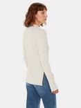 Whistles Zip Polo Knit Jumper