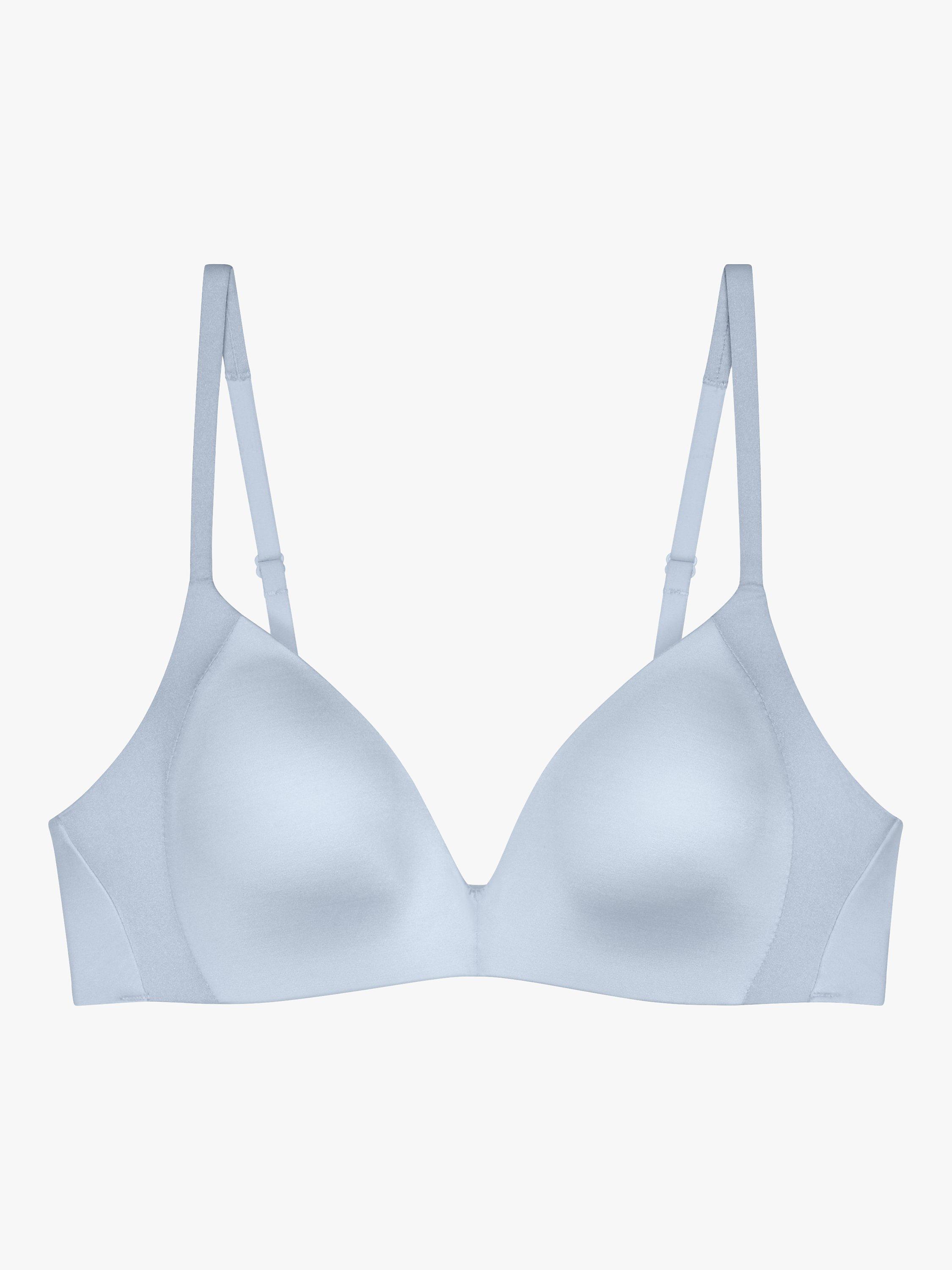Product image 5 of 5, which shows Triumph Everyday Body Make-Up Soft Touch Non-Wired T-Shirt Bra, Fairy Blue, 34C