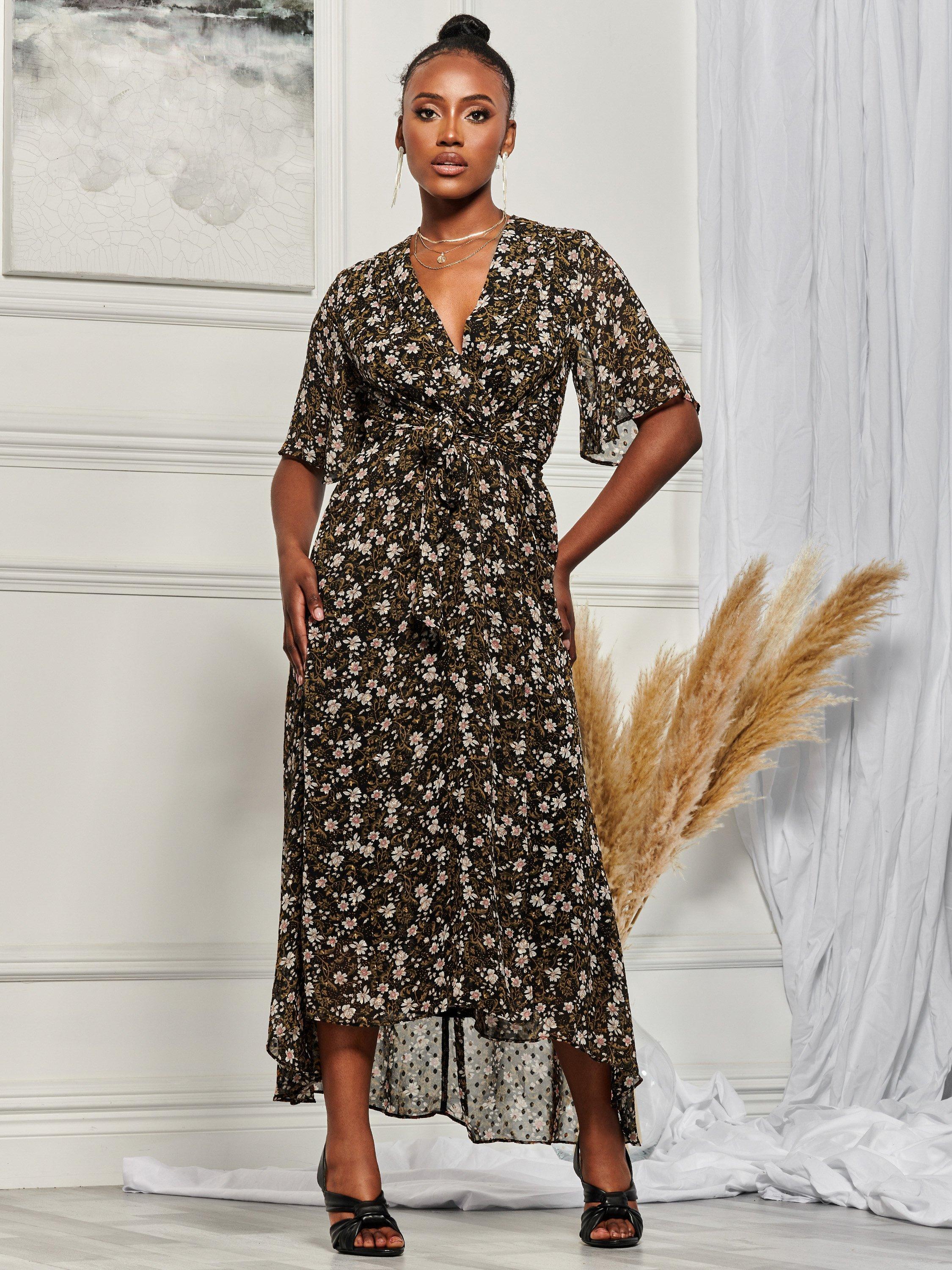 John lewis wrap dress best sale