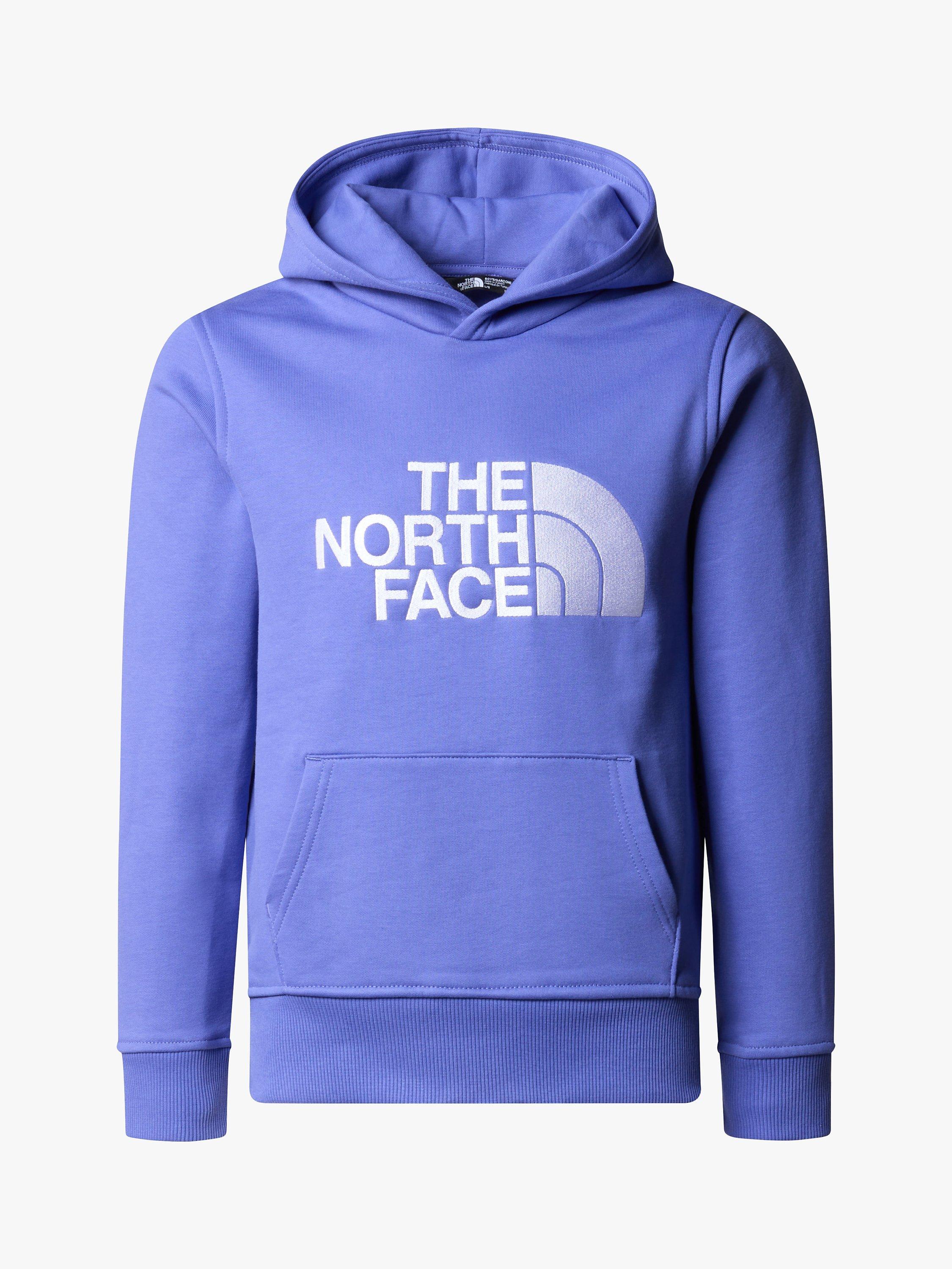 Product image 1 of 2, which shows The North Face Kids' Drew Peak Hoody, Dopamine Blue, XS