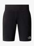 The North Face Kids' Logo Cotton Shorts, Black