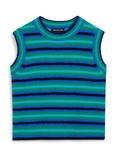 Whistles Kids' Leila Wool Blend Knit Stripe Tank Top, Multi