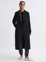 Hobbs Livia Wool Coat, Malbec