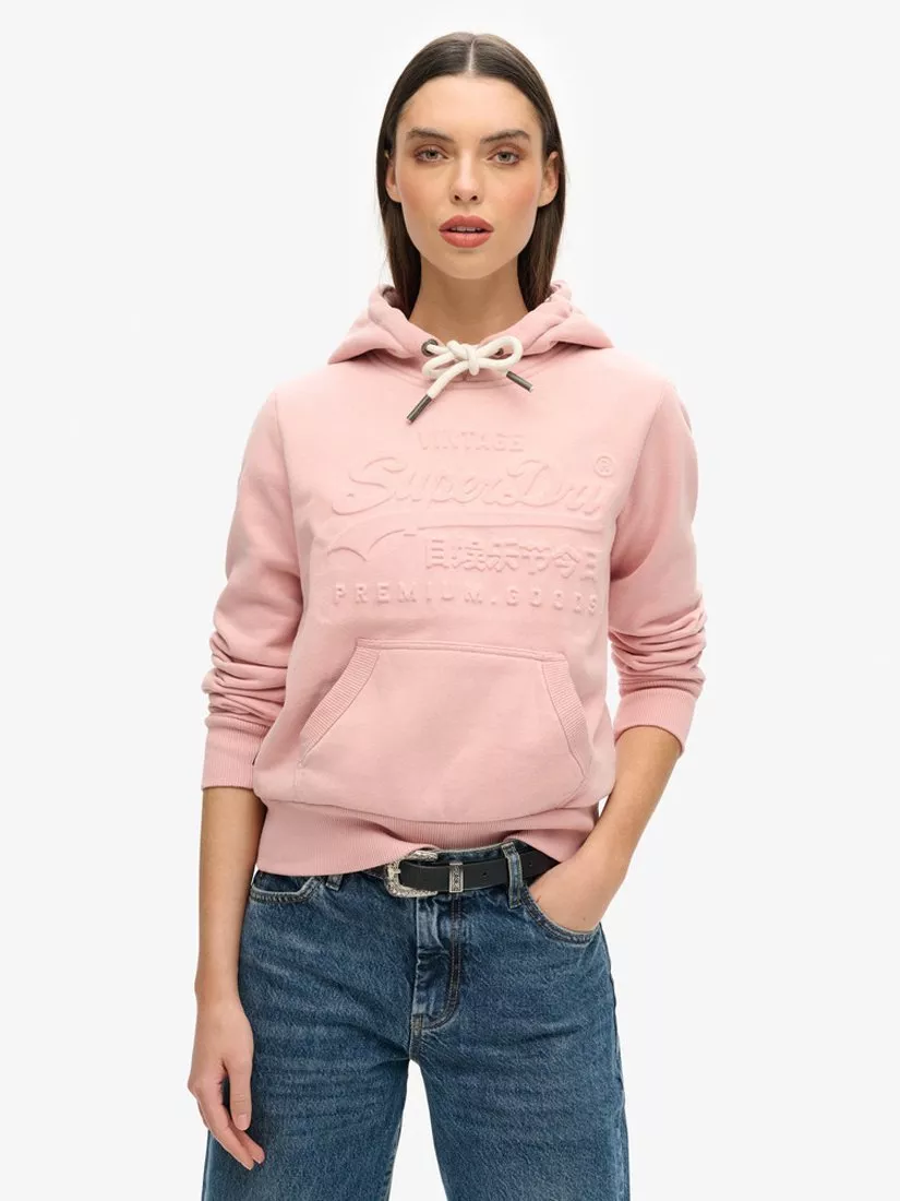 Superdry vintage logo hoodie women's cheap