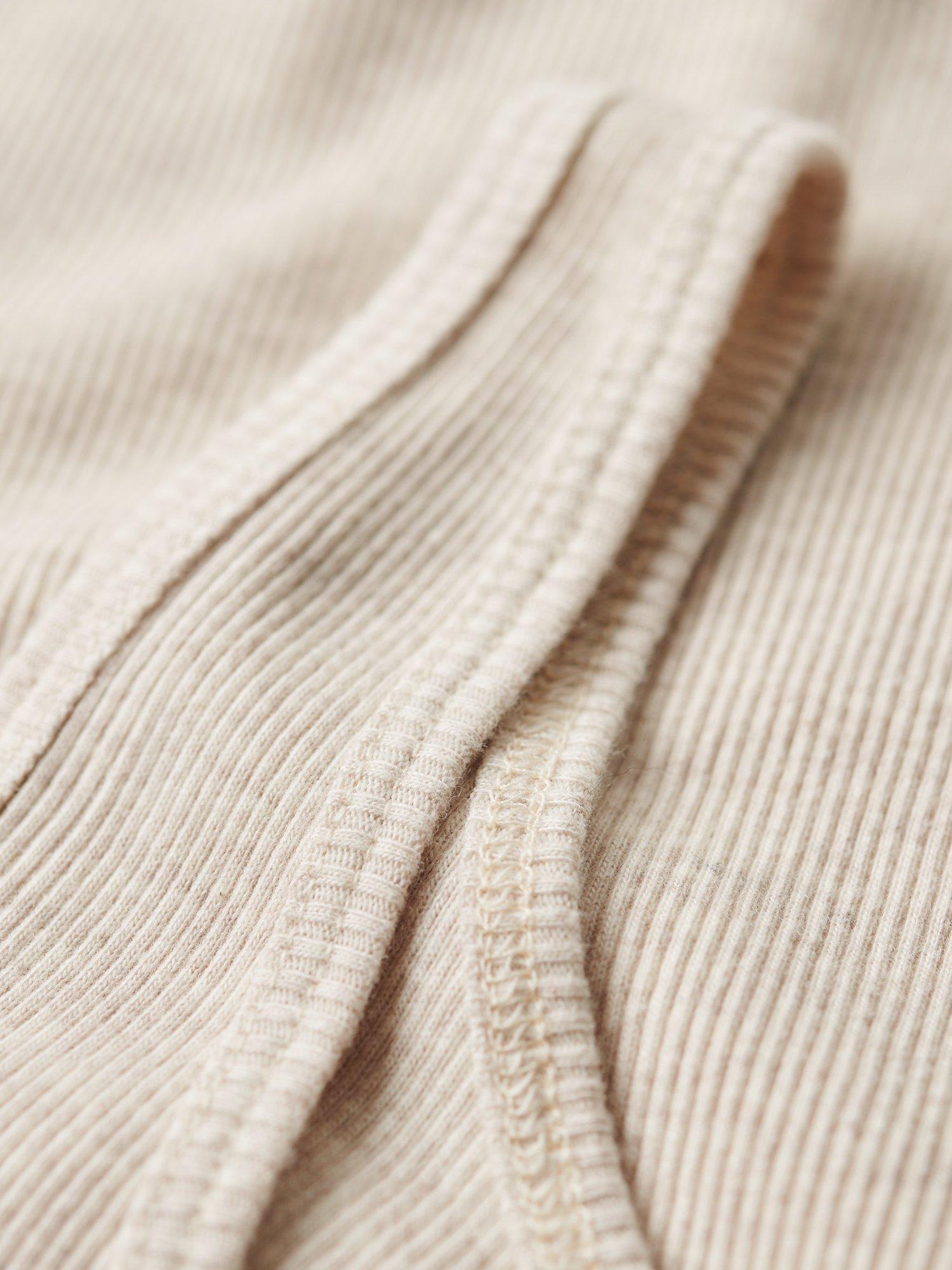 Product image 5 of 5, which shows Superdry Athletic Essential Ribbed Vest Top, Oatmeal Beige Marl, 8