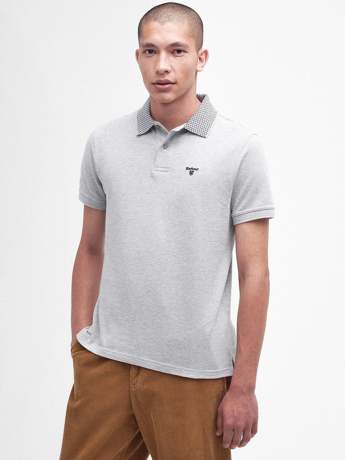 Barbour Bothain Polo Shirt, Grey