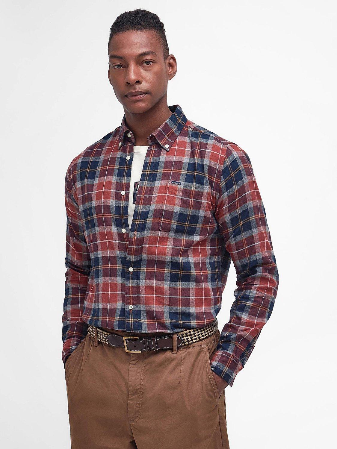 Barbour Rasay Tailored Checked Shirt, Brackencroft Tartan