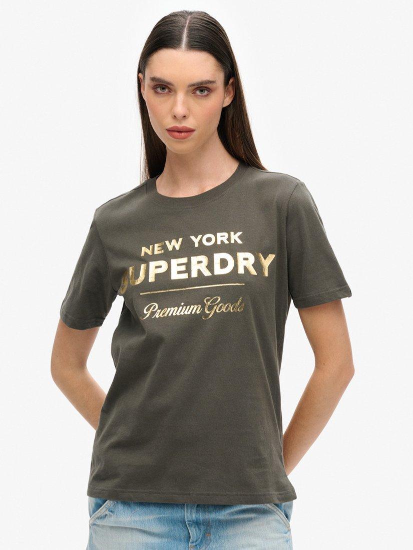 Superdry Luxe Metallic Logo T-Shirt