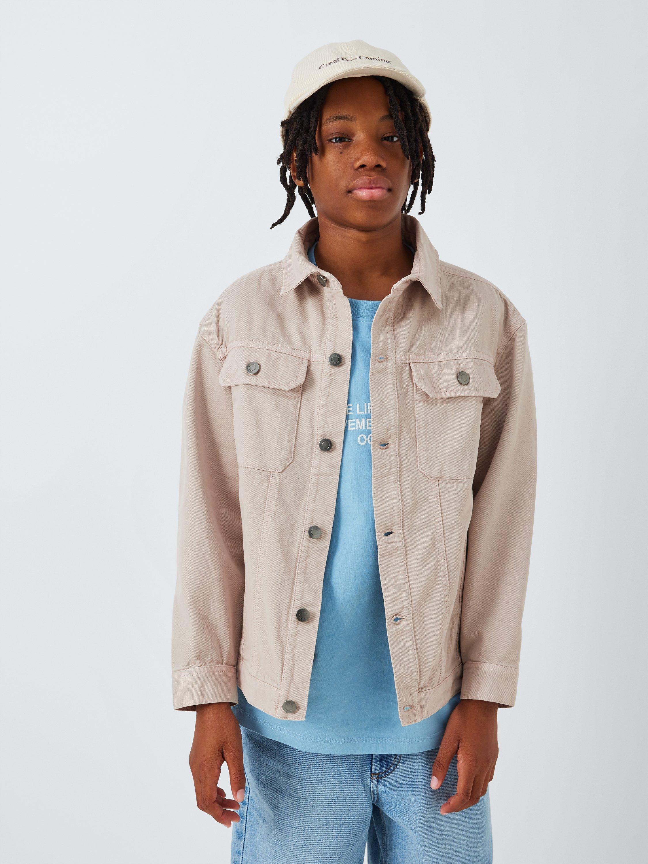 John Lewis Kids' Utility Overshirt, Grey