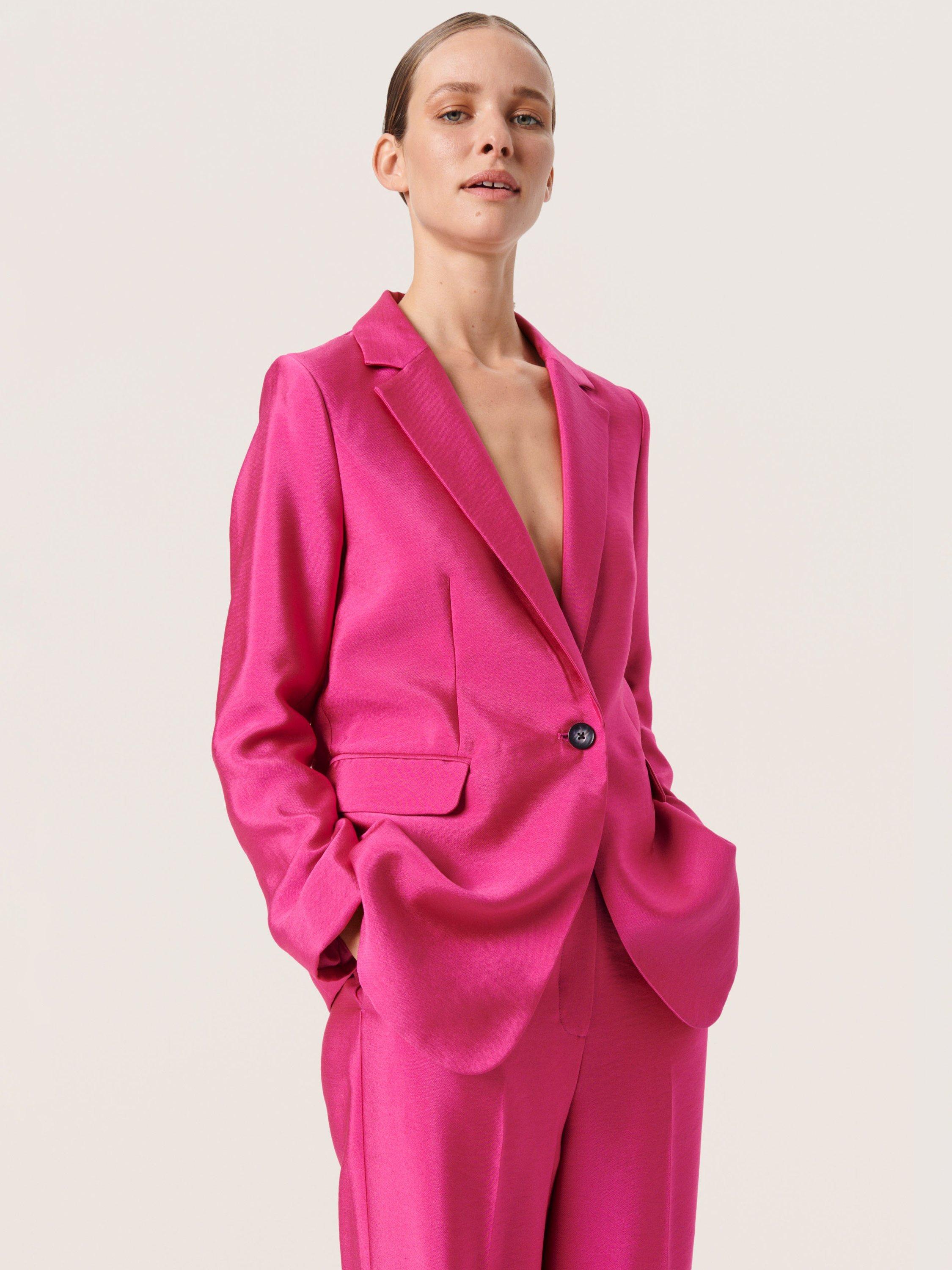 Soaked In Luxury Jacinta Blazer, Fuchsia