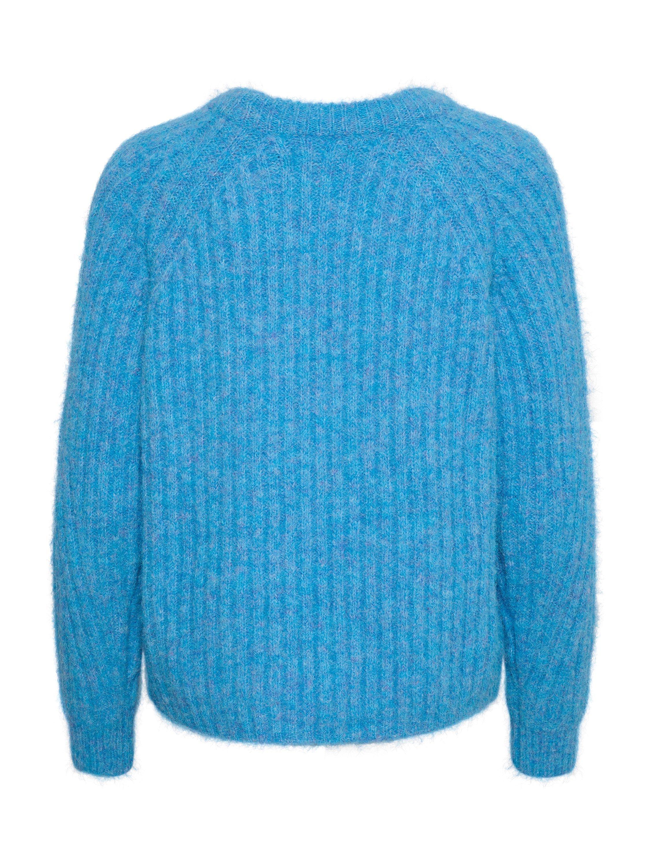 Product image 6 of 6, which shows Soaked In Luxury Glenda Jumper, Malibu Blue Melange, XS