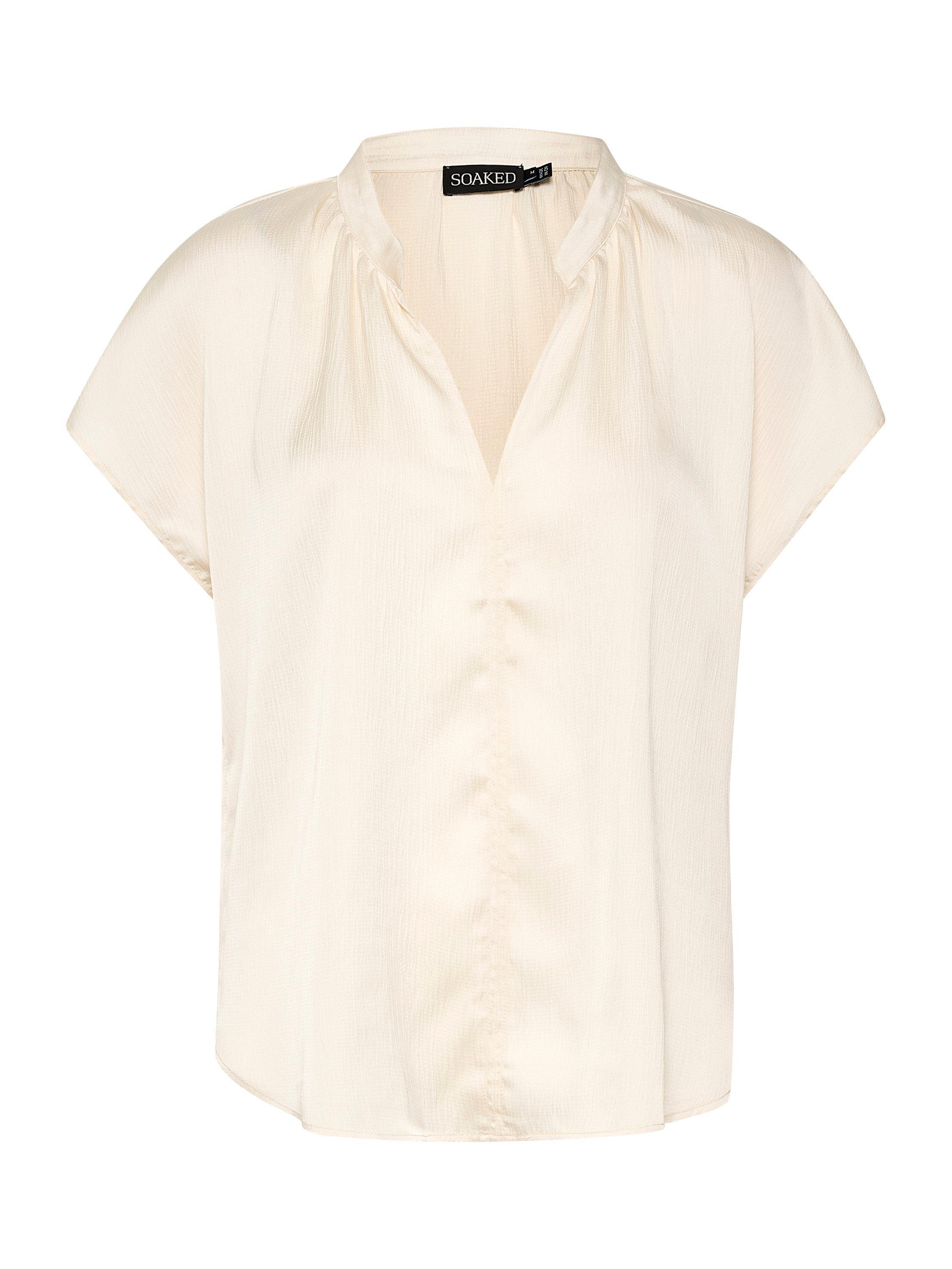 Product image 4 of 5, which shows Soaked In Luxury Iona Blouse, Whisper White, XS