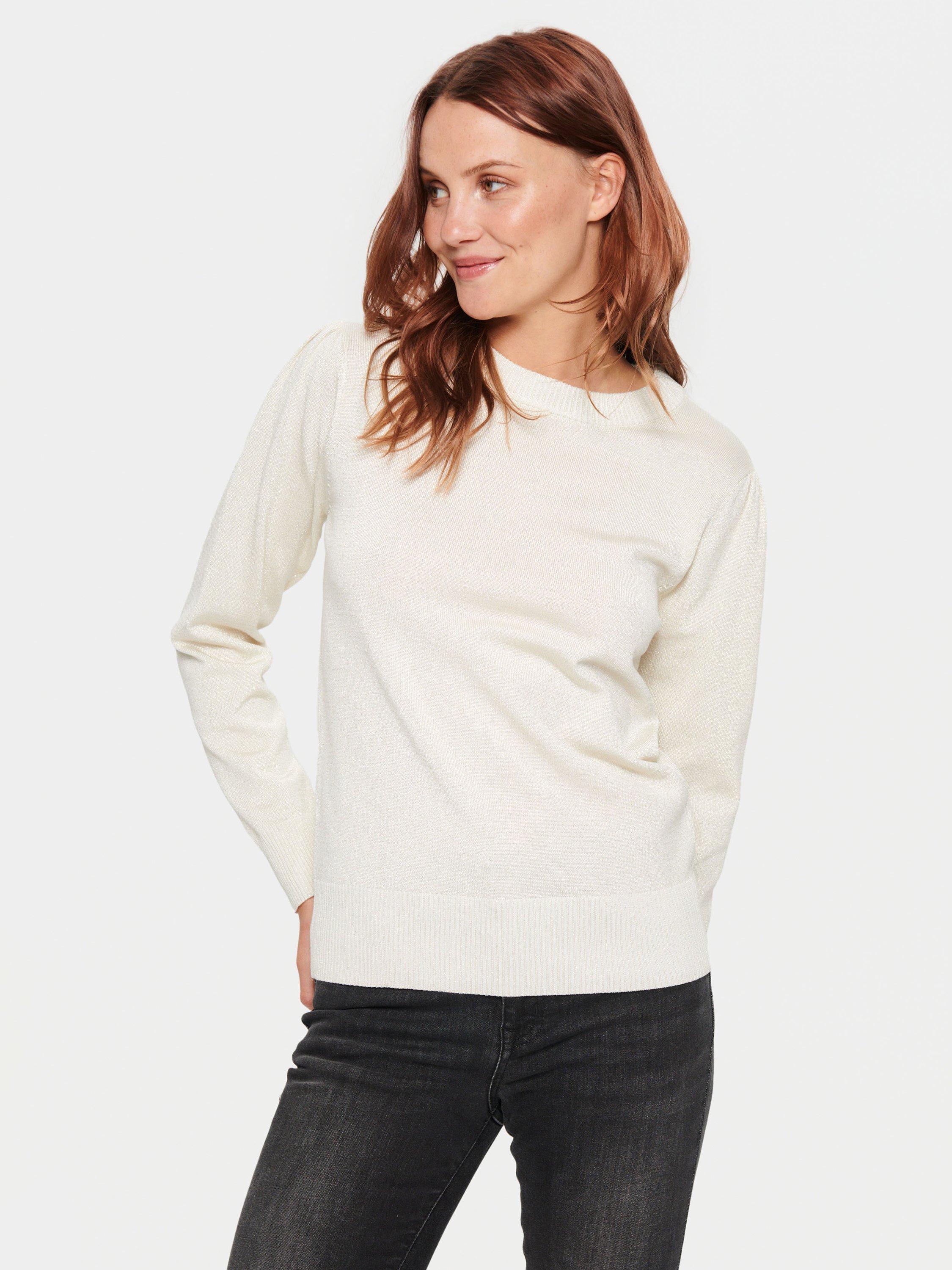 Saint Tropez Kila Shimmer Jumper, Ice