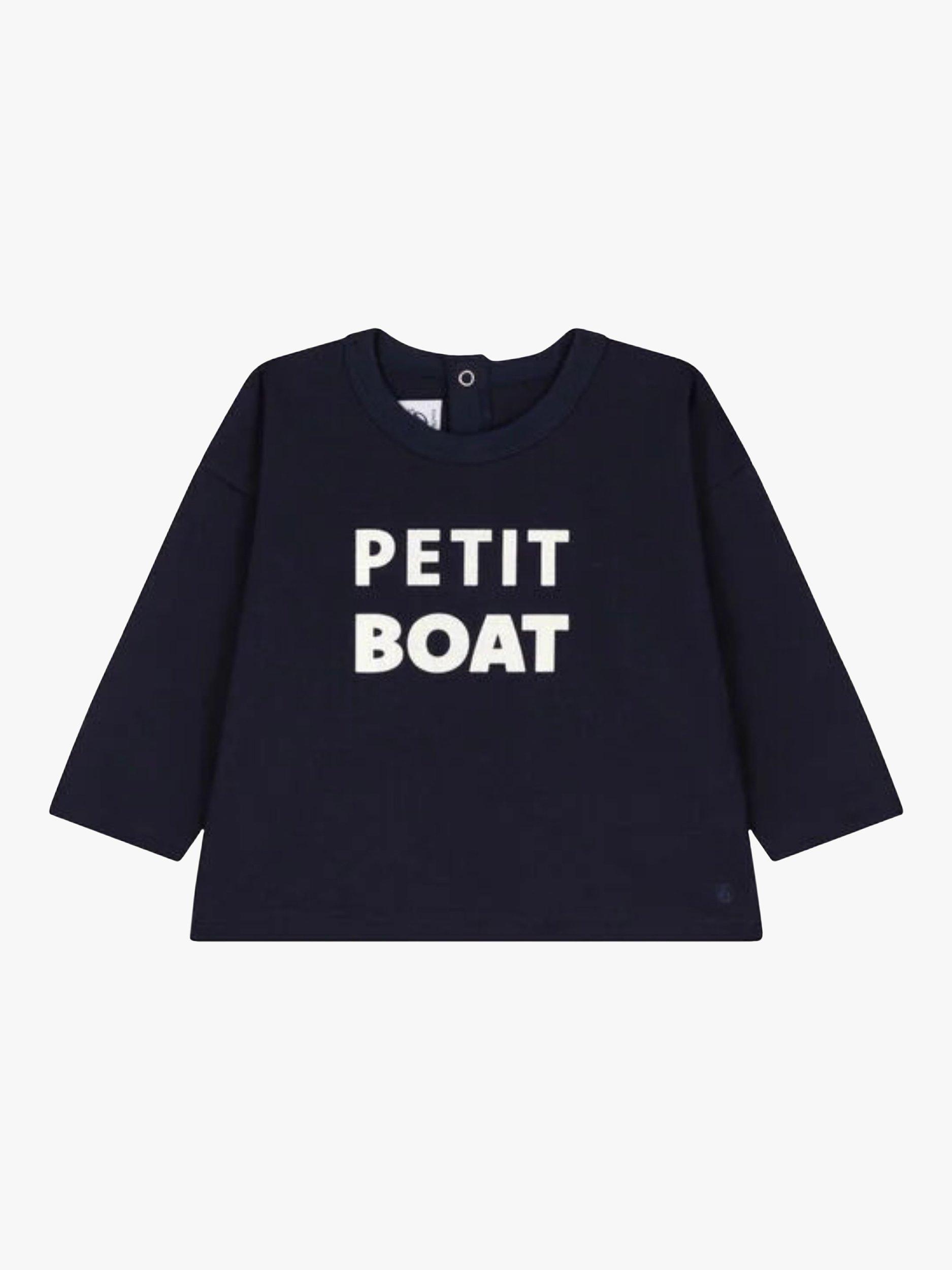 Petit Bateau Baby Jersey T-Shirt, Smoking