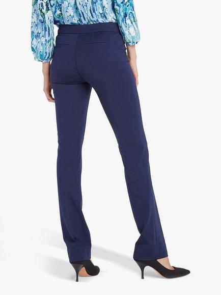 NYDJ Slim Trouser In Ponte Knit Jersey - view 2, Evening Tide
