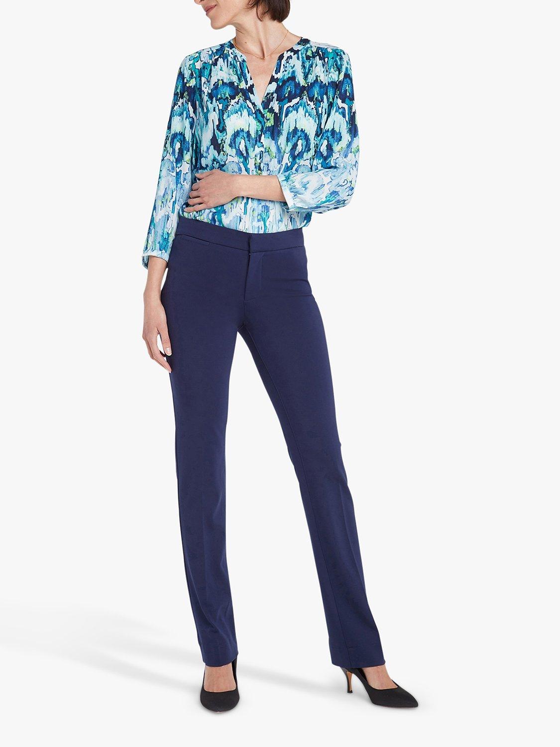 Product image 4 of 6, which shows NYDJ Slim Trouser In Ponte Knit Jersey, Evening Tide, 8