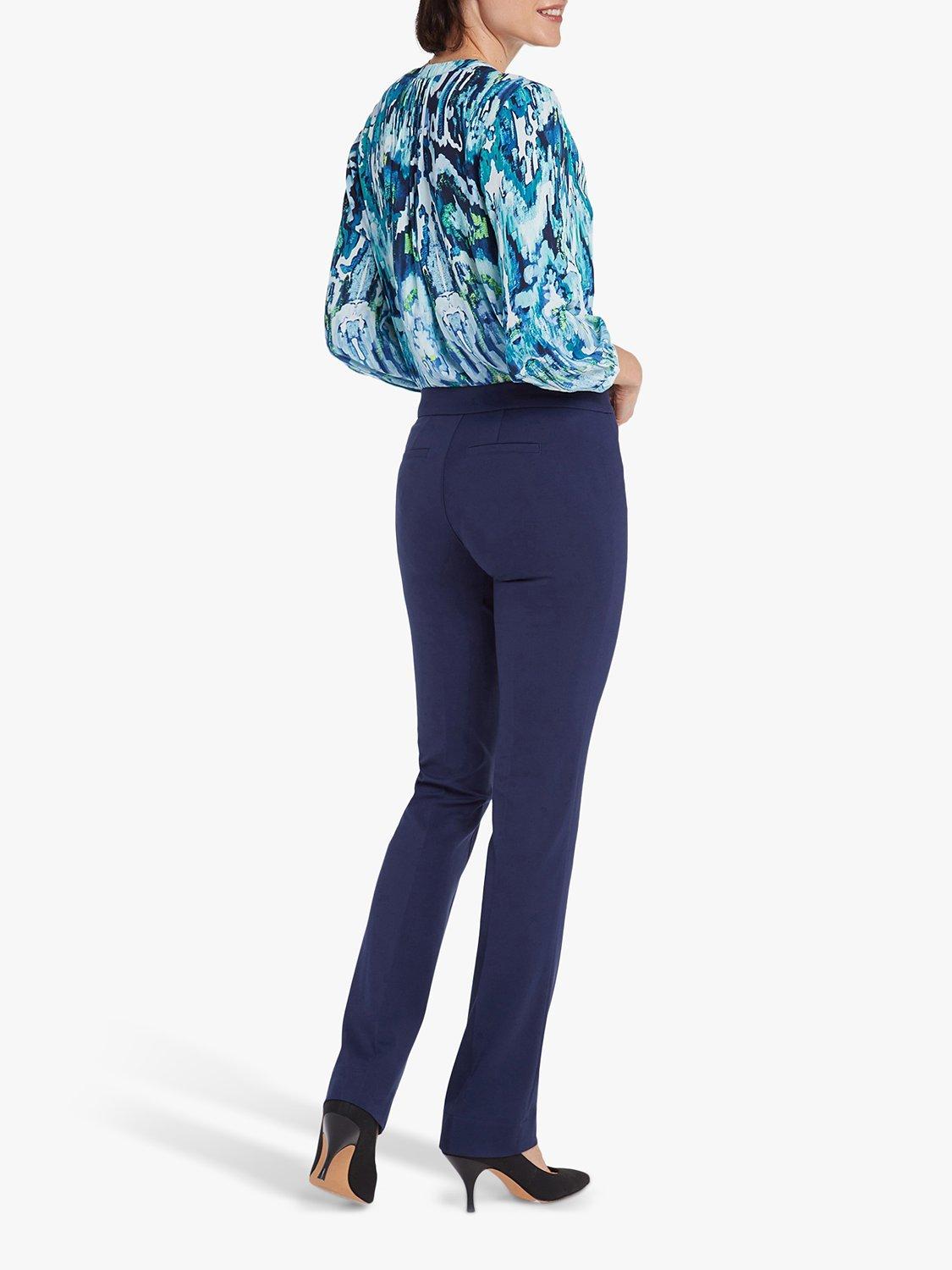 Product image 6 of 6, which shows NYDJ Slim Trouser In Ponte Knit Jersey, Evening Tide, 8