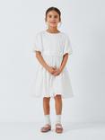 John Lewis Heirloom Collection Kids' Bow Bridesmaid Dress, Ivory