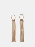 HUSH Lilou Long Fringe Drop Earrings
