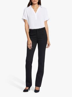 NYDJ Slim Trouser In Ponte Knit Jersey, Black
