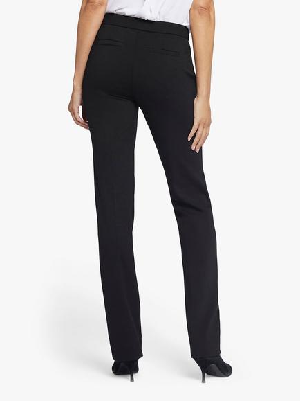 NYDJ Slim Trouser In Ponte Knit Jersey - view 2, Black