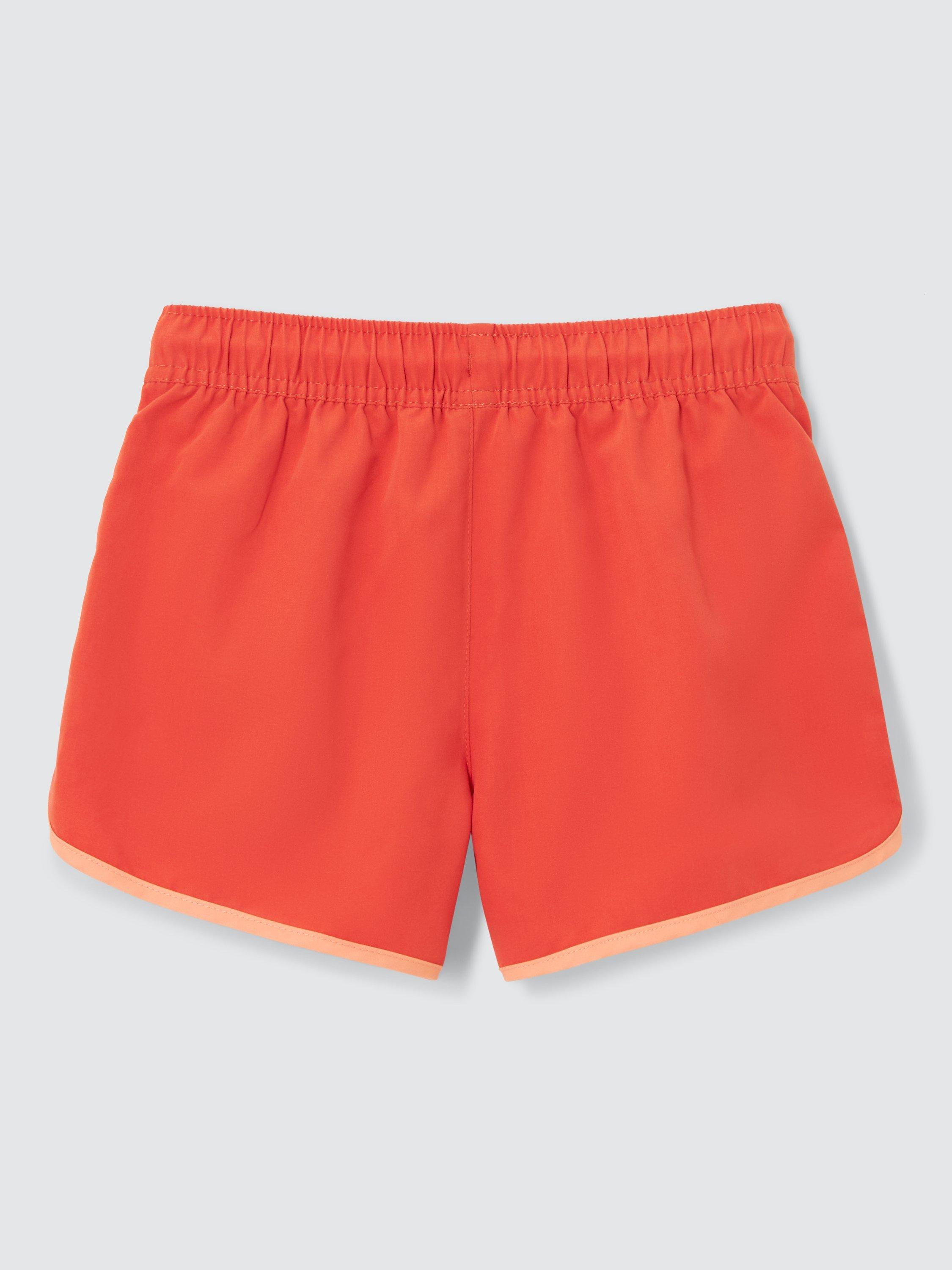 John Lewis ANYDAY Kids' Block Swim Shorts, Red, 10 years