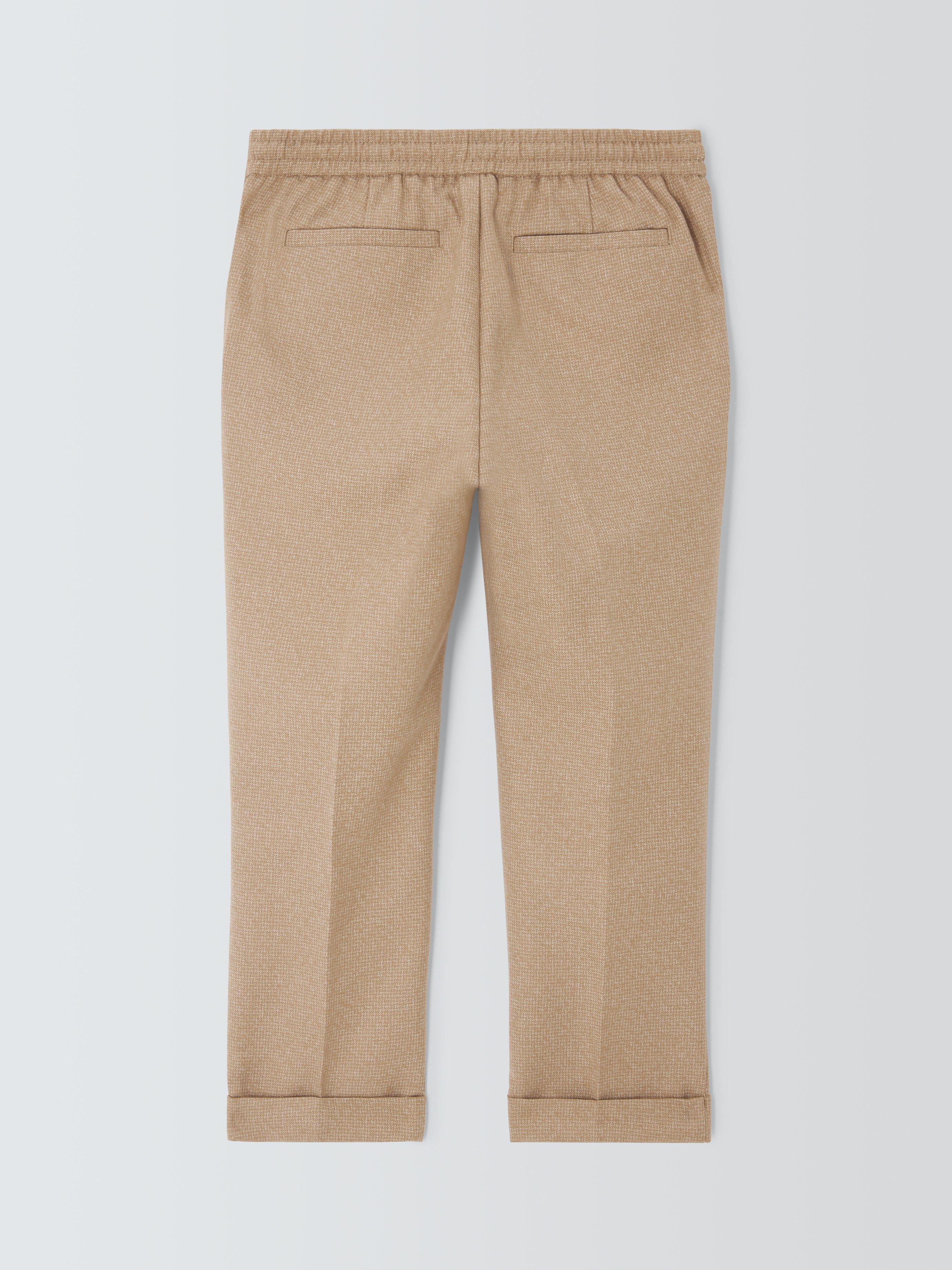 John Lewis Heirloom Collection Kids' Smart Joggers, Tan, 12 years