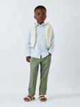 John Lewis Heirloom Collection Kids' Twill Trousers, Green