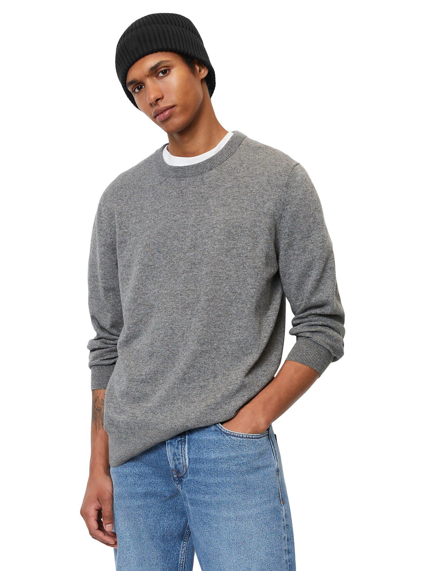 Marc O'Polo Round Neck Pullover Jumper, Grey