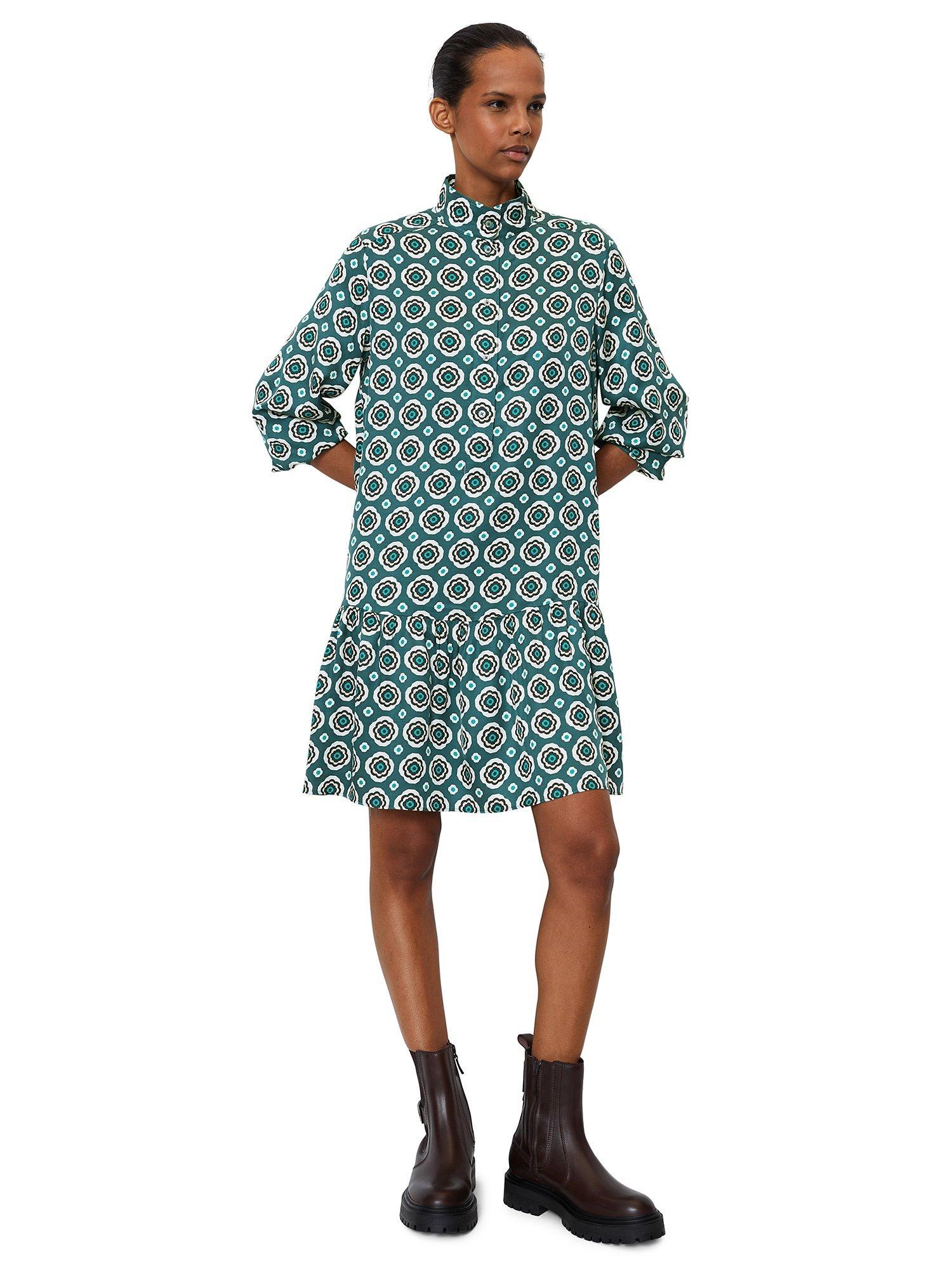 Marc O'Polo Printed Shirt Dress, Multi