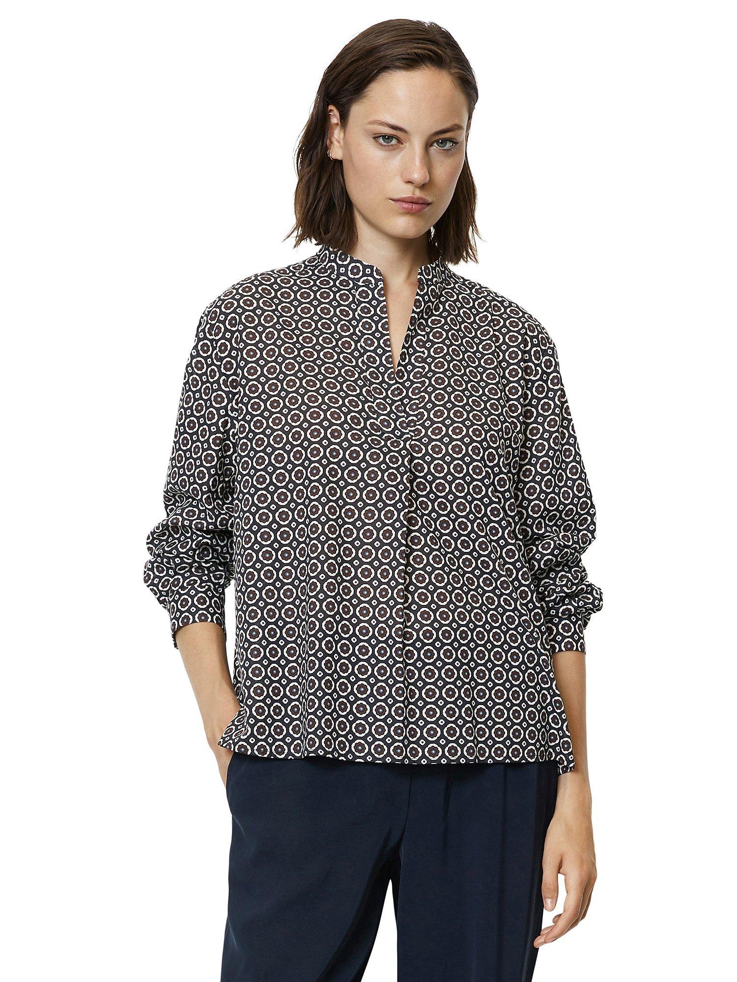 Marc O'Polo Cotton Voile Blouse, Multi