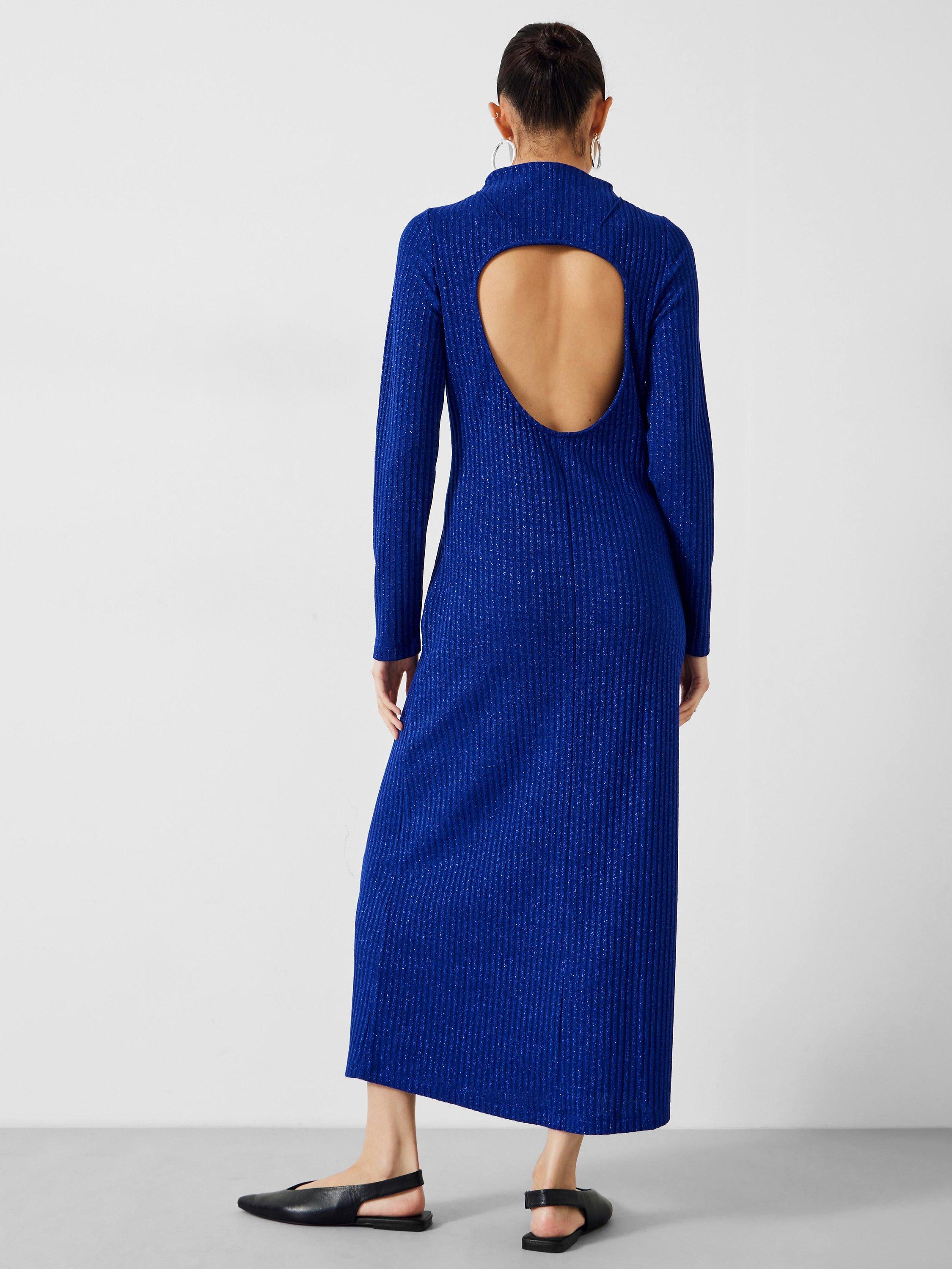 Product image 3 of 5, which shows HUSH Miley Maxi Dress, Midnight Navy, 12