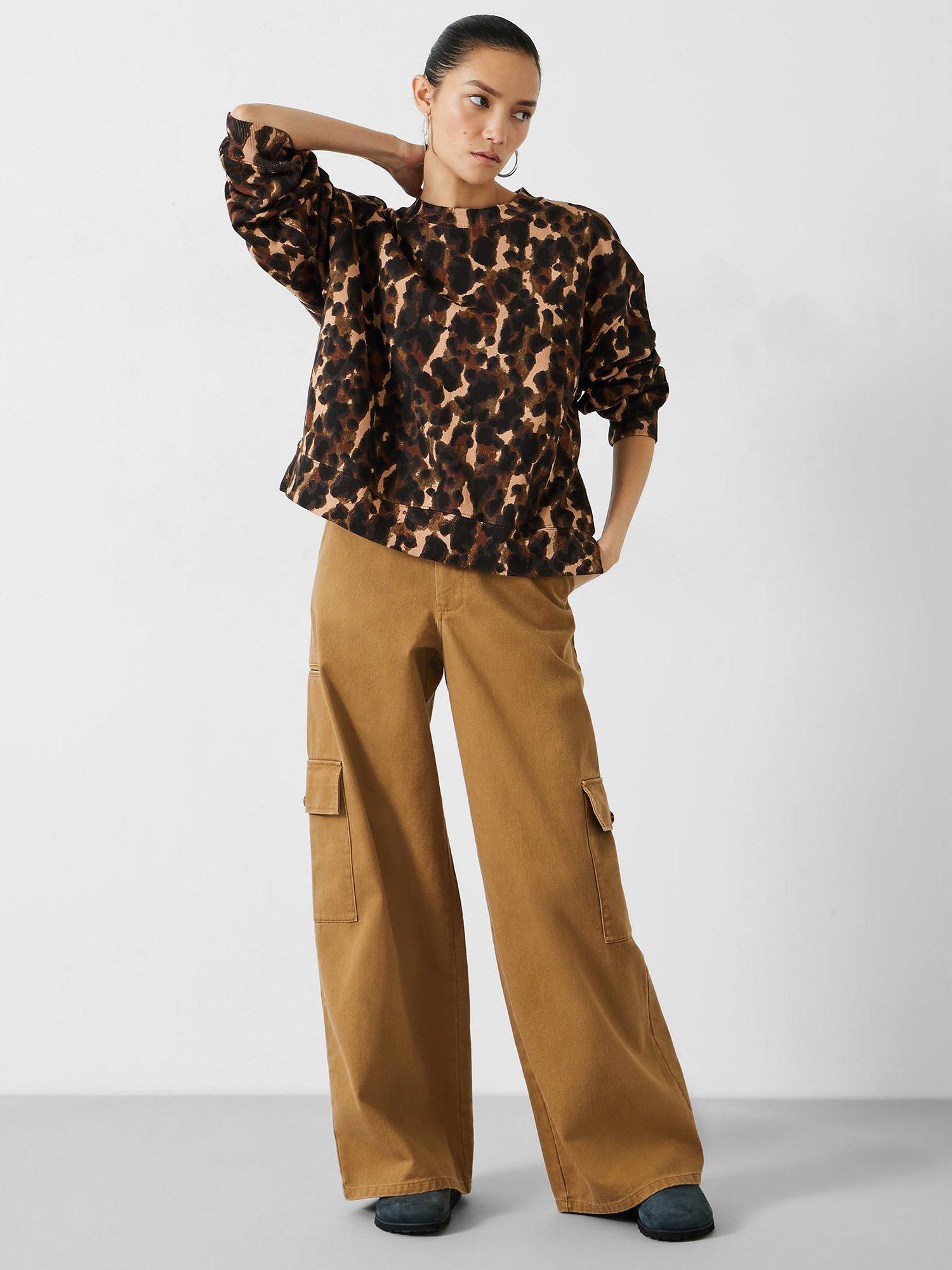 Hush leopard sweatshirt hotsell