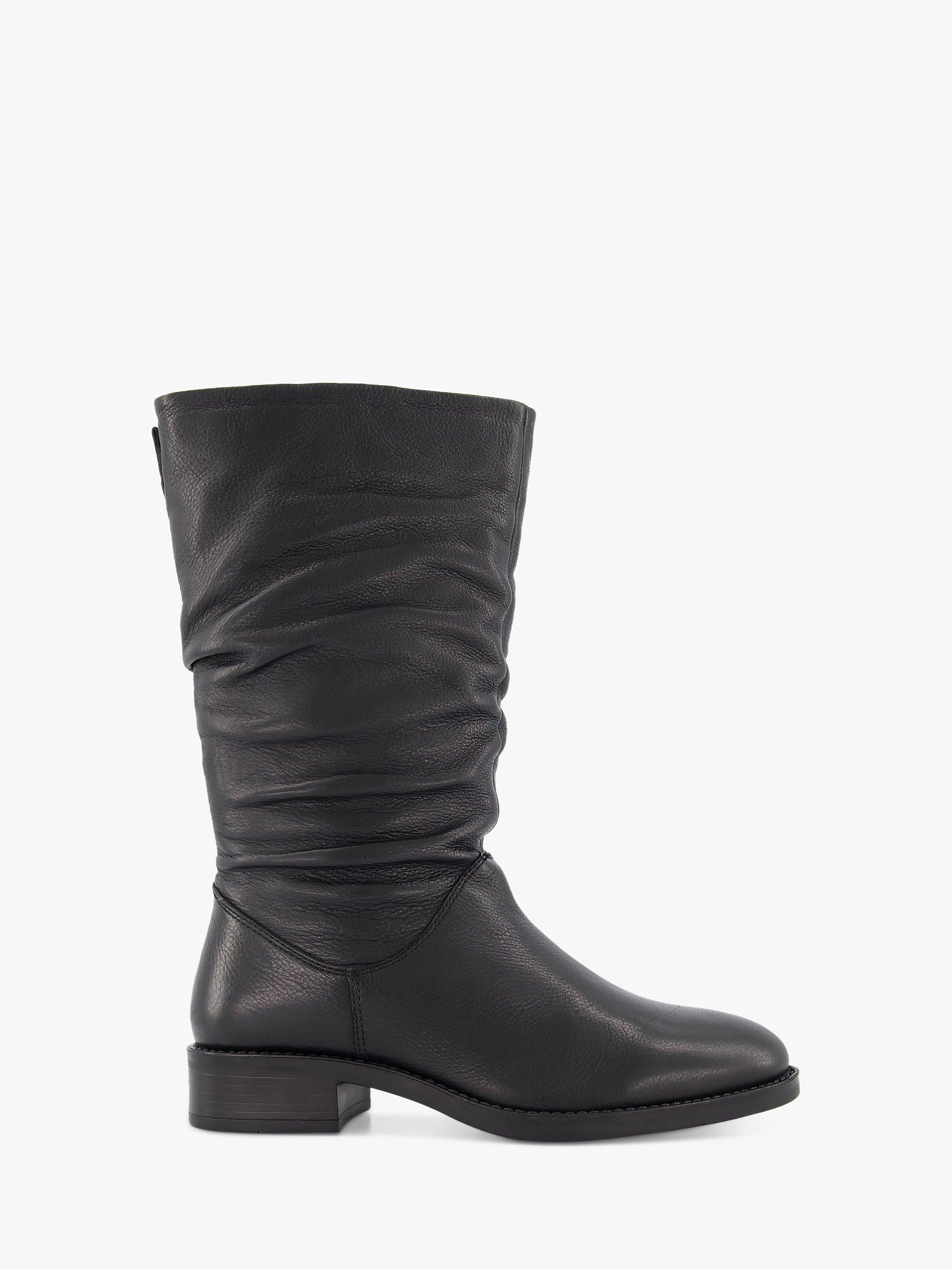 Dune wide calf boots hotsell