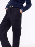 Baukjen Patricia Tailored Utility Wool Blend Cargo Trousers, Classic Navy