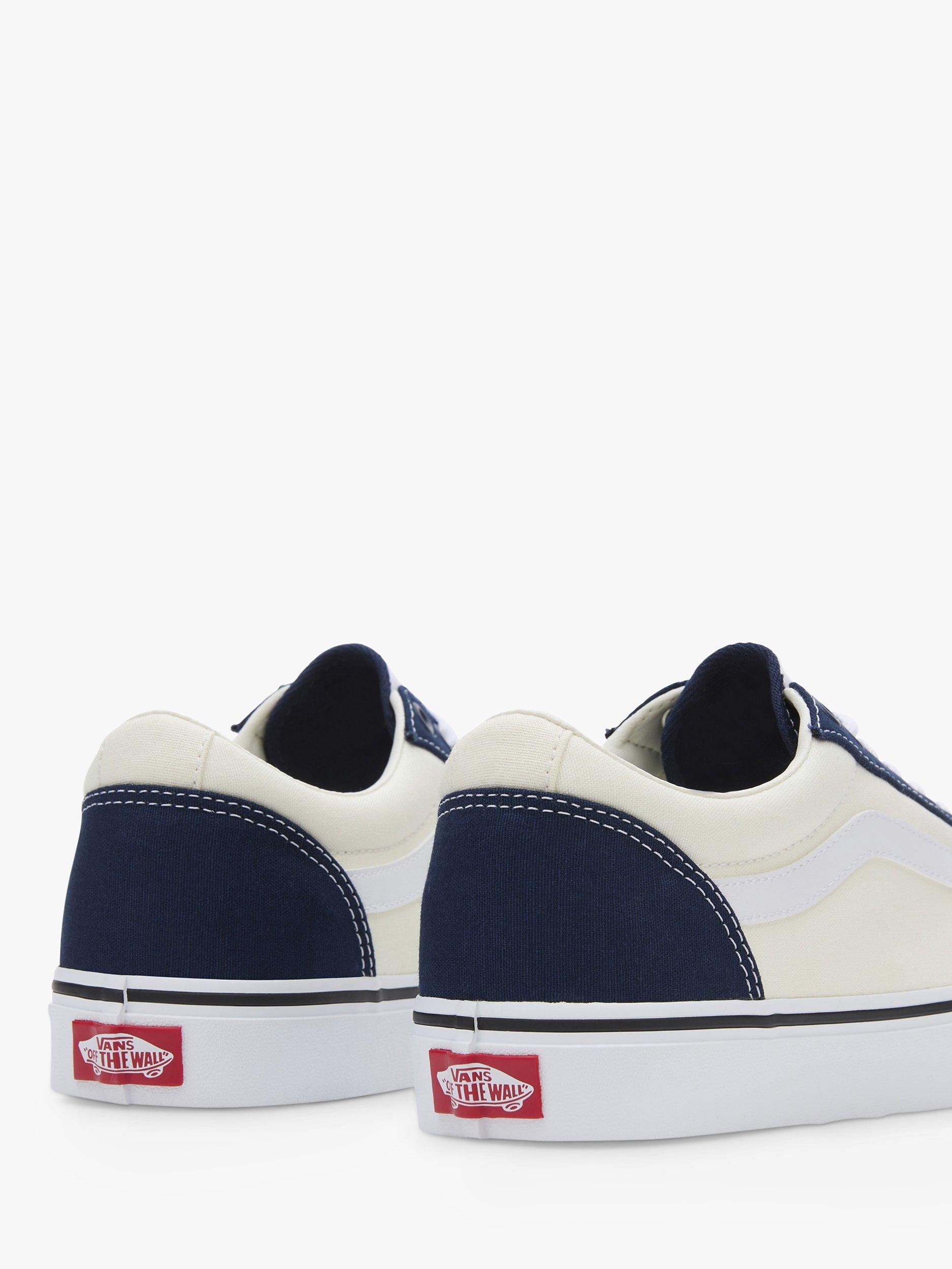 Product image 4 of 5, which shows Vans Ward Trainers, Blue/White, 7