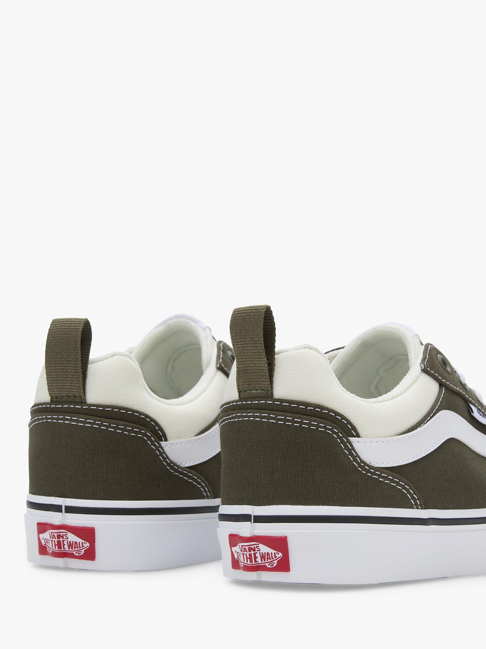 Product image 4 of 5, which shows Vans Filmore Decon Side Stripe Trainers, Olive/White, 7