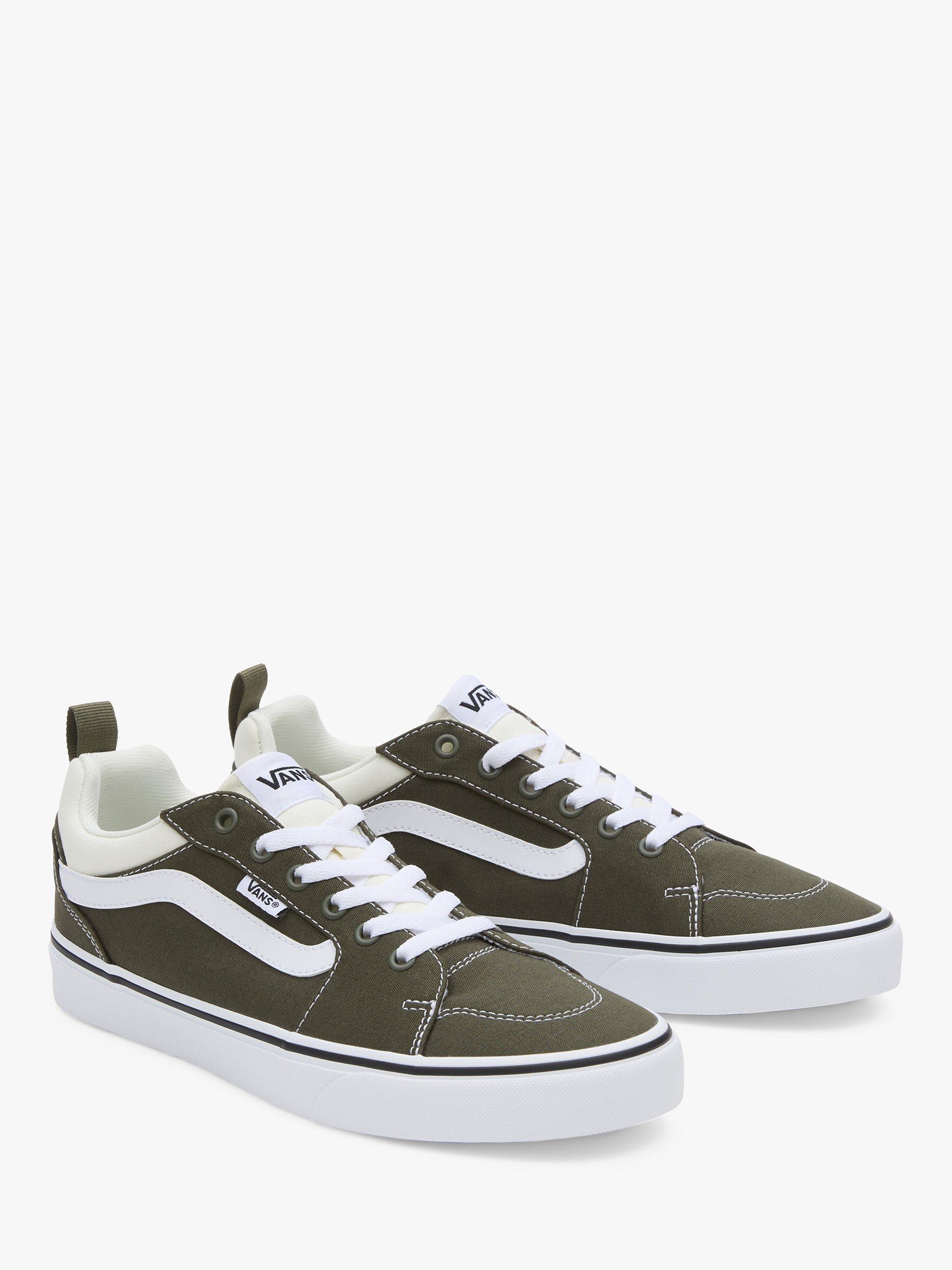 Product image 5 of 5, which shows Vans Filmore Decon Side Stripe Trainers, Olive/White, 7