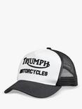 Triumph Motorcycles Oil Classic Trucker Cap, Bone