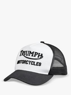 Triumph Motorcycles Oil Classic Trucker Cap - view 2, Bone