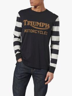 Triumph Motorcycles Ignition Long Sleeve T-Shirt, Black