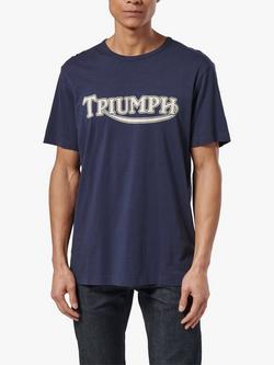 Triumph Motorcycles Fork Seal T-Shirt, Indigo
