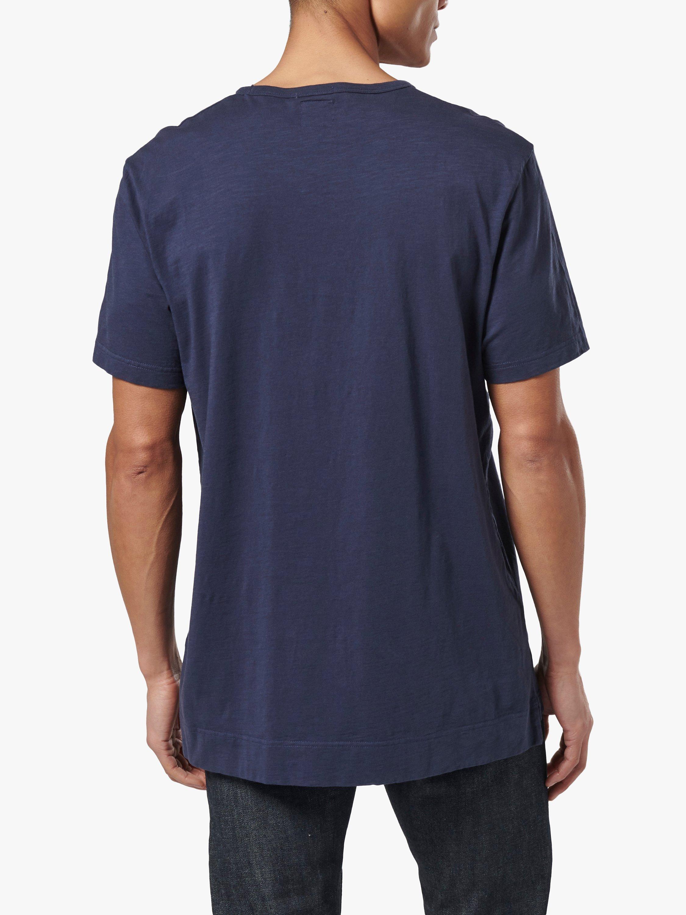 Product image 2 of 7, which shows Triumph Motorcycles Fork Seal T-Shirt, Indigo, S