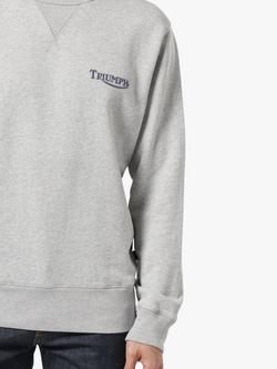 Triumph Motorcycles Circuit Sweatshirt - view 2, Silver