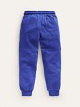 Mini Boden Kids' Warrior Star Reinforced Knee Joggers, Sapphire Blue