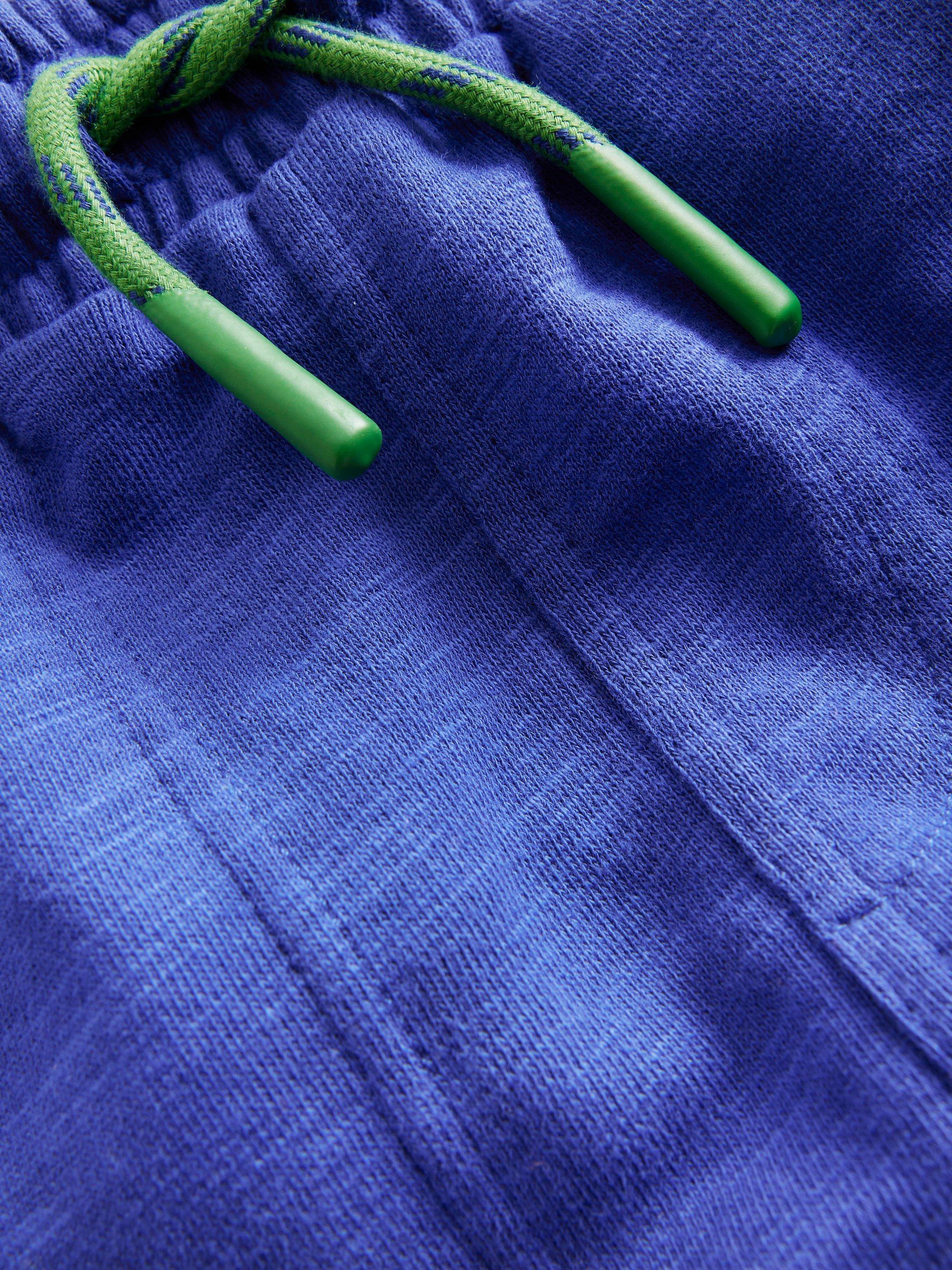 Product image 3 of 3, which shows Mini Boden Kids' Warrior Star Reinforced Knee Joggers, Sapphire Blue, 11 years