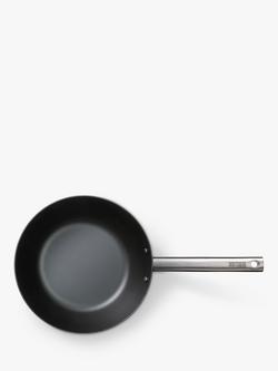 Skottsberg Carbon Steel Wok - view 2, Black