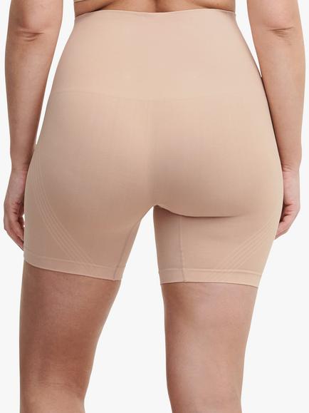 Chantelle Smooth Comfort Light Shaping High Waisted Shorts - view 2, Clay Nude